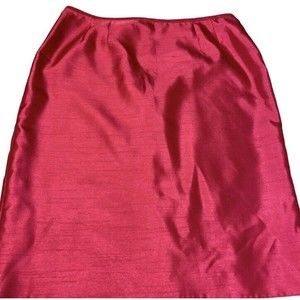 LeSuit Skirt Knee Length Hot Pink Size 10P Petite